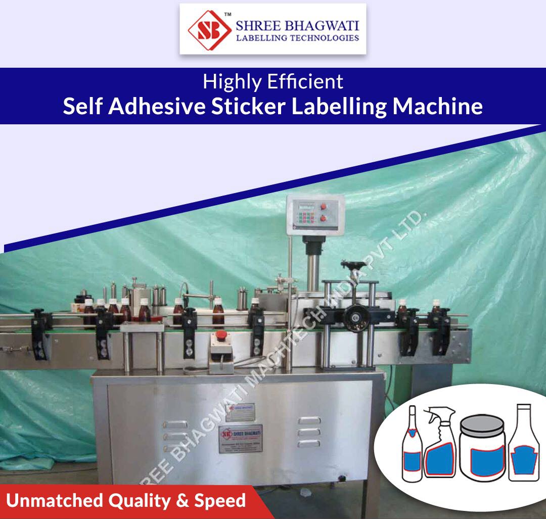 Highly Efficient Self Adhesive Sticker Labelling Machine