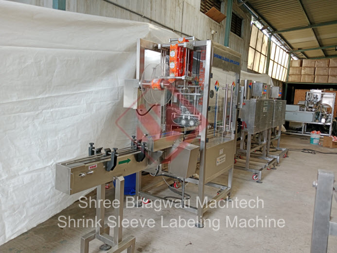 Shrink Sleeve Applicator Machine for Food Products
