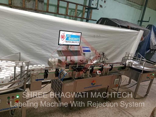 Labeling Machine With Rejection Machine