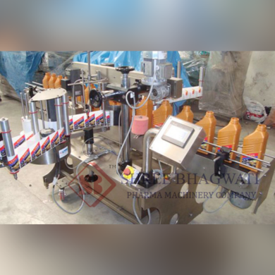 Front and Back Labelling Machine