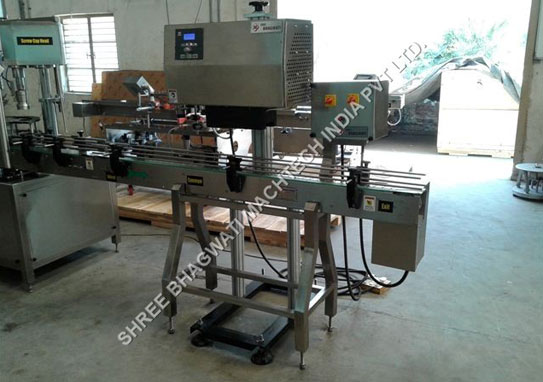 Induction Cap Sealing Machine for glass bottle