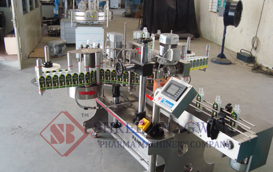 Double side front and back Sticker label applicator