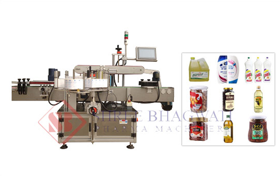 Front Back Sides and Wrap Around Labeling Machine