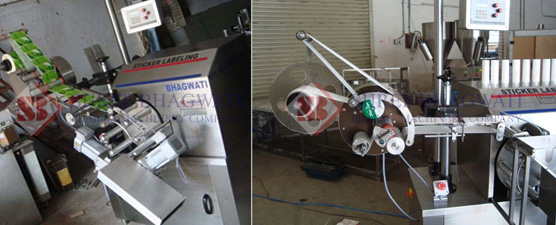 automatic tube sticker labeler machine