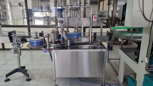 Square Mineral Water Bottle Labeling Machine