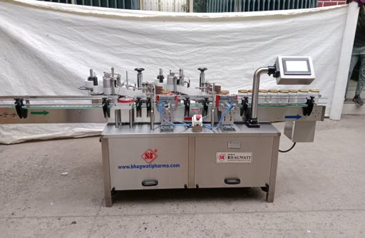 Three Roller sticker labelling machine
