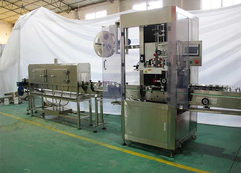Automatic Sleeve Labeling and Shrinking Machine