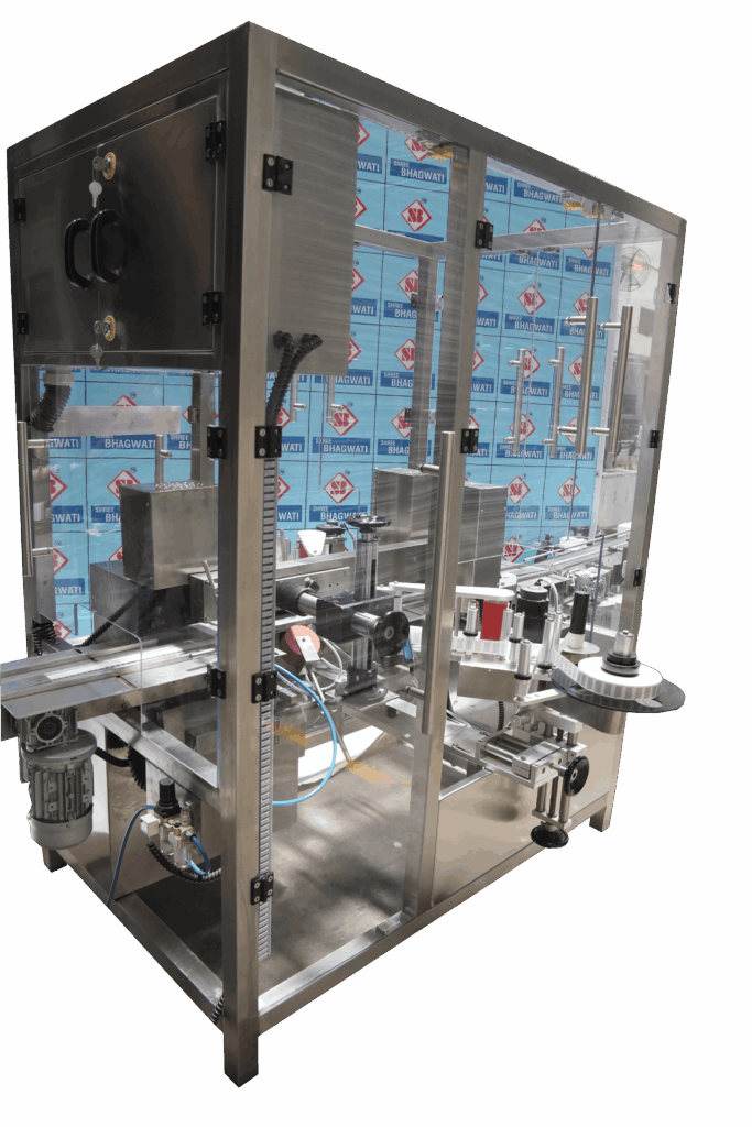 Security Seal Labeling Machine for Pharma Cartons