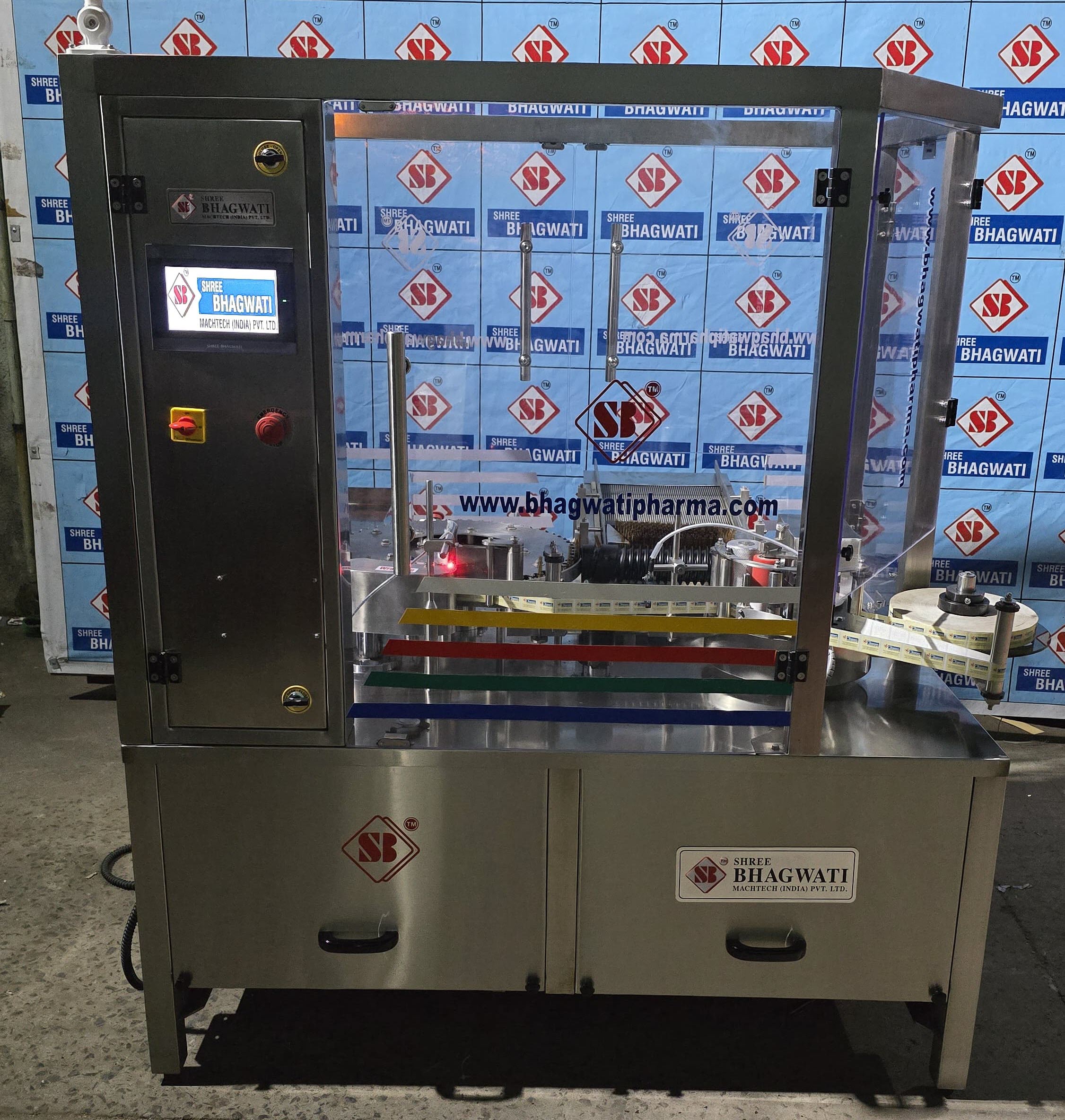 Ampoule/Vial Sticker Labelling Machine