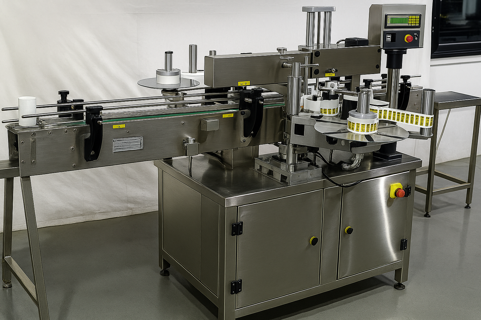 Automatic Carton Twin Side Security Sticker Labelling Machine