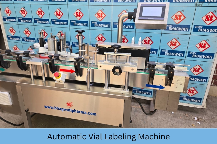 Automatic Vial Labelling Machine