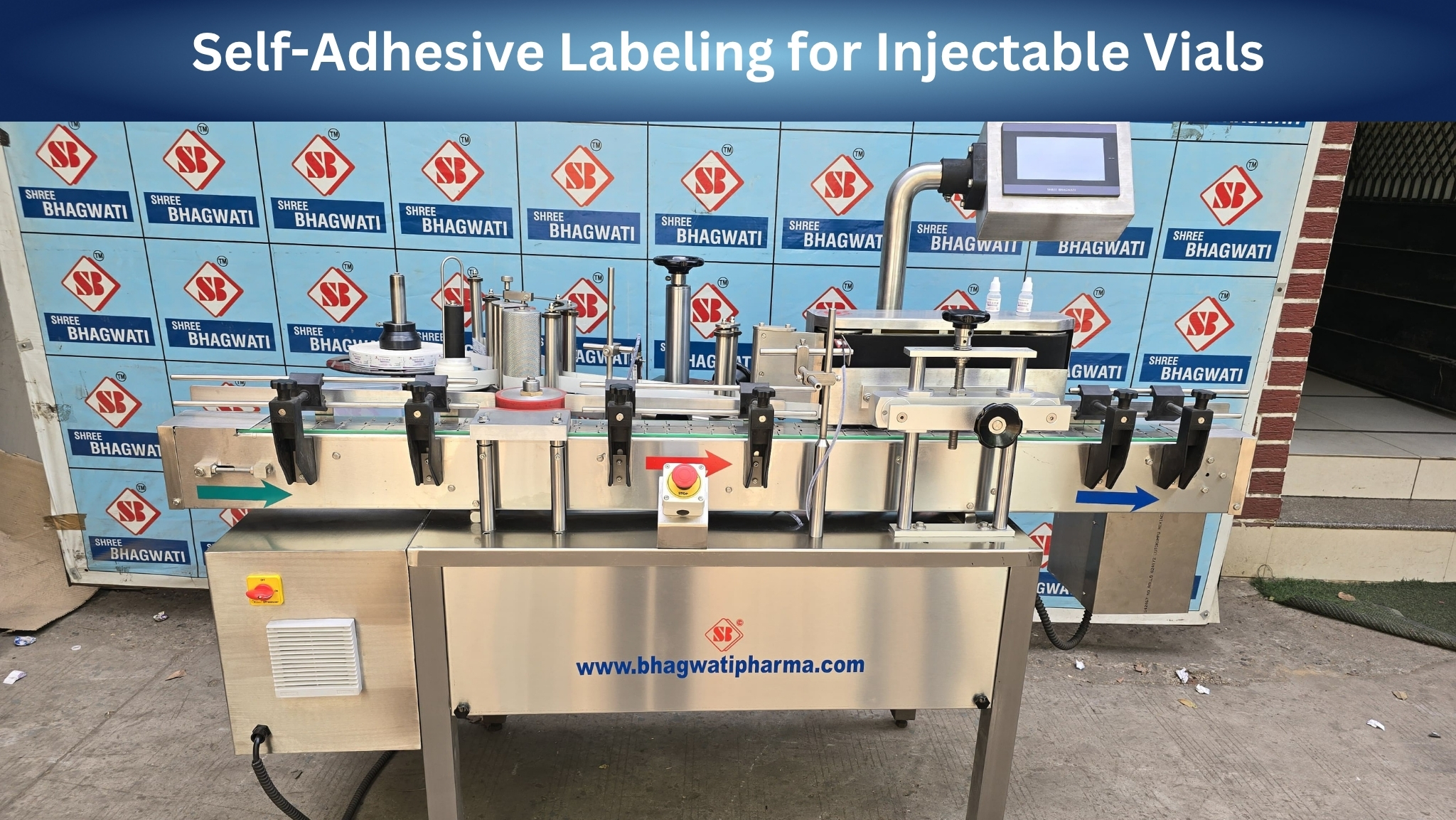 Self-Adhesive Labeling for Injectable Vials